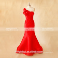 MB16002 Vestidos de casamento bonitos originais Ruffle One-shoulder Trumpet / Mermaid Evening Dresses Casamento Dresses Factory